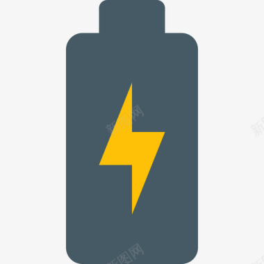 电池充满电后电池移动式5无电图标图标
