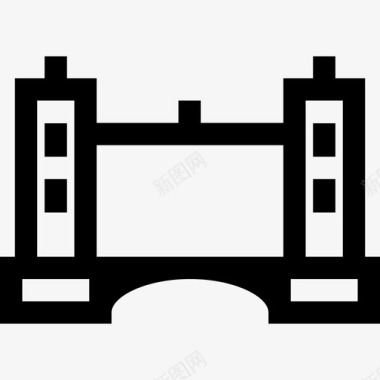 纪念碑方尖碑塔桥纪念碑17直线图标图标