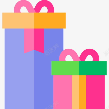 直播间礼物矢量礼物生日15平装图标图标