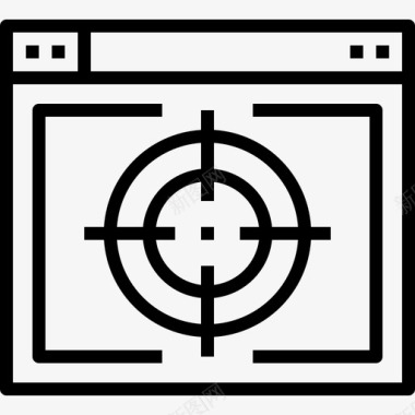 Web接口浏览器web浏览器和接口2线性图标图标