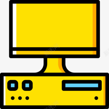 计算机计算机商务78黄色图标图标