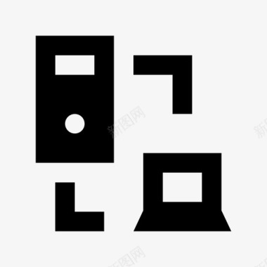 服务器服务器连接网页和开发材料图标图标