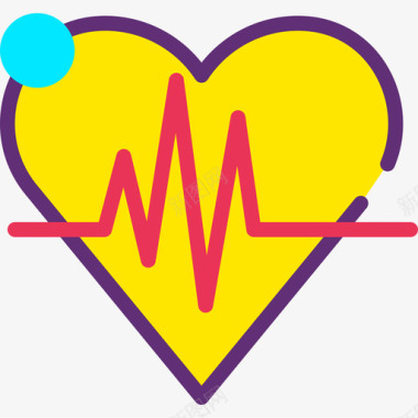 心脏监护仪心脏健身42附魔图标图标