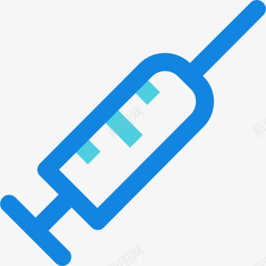 蓝色线注射医用81线蓝色图标图标