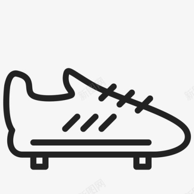 鞋球足球图标图标