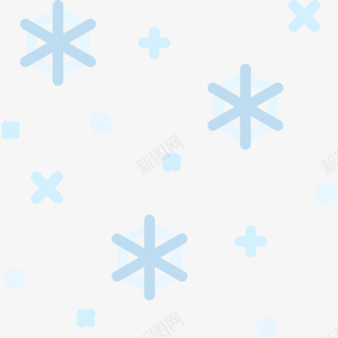 雪冬季小镇5平坦图标图标