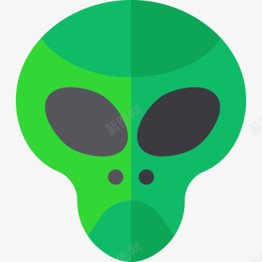 外星人外星人游戏23平坦图标图标