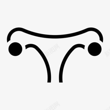 子宫女性生殖器官图标图标