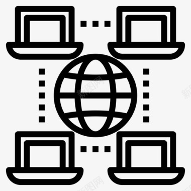 连接互联网连接接入互联网图标图标