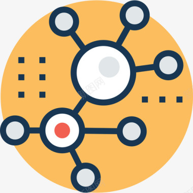 分子分子科学与技术8线性颜色图标图标