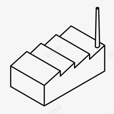 生产工厂企业工业图标图标