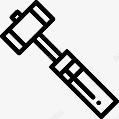 锤起来锤医疗器械8线性图标图标