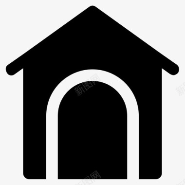 家建筑狗图标图标