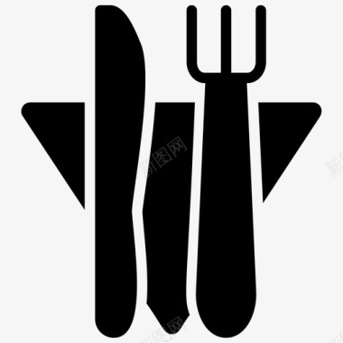 餐具餐具套装厨房工具图标图标