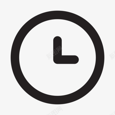 时钟简单的一套图标图标