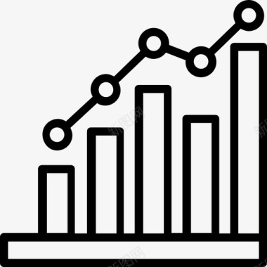 浅色分析商业和金融30浅色图标图标