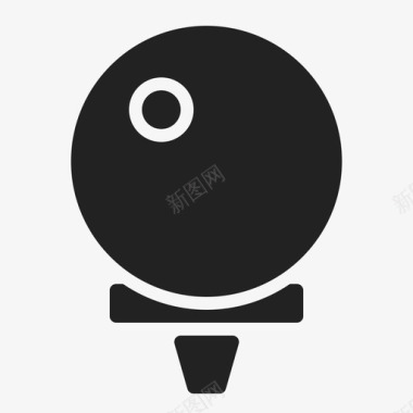 高尔夫球打球运动图标图标