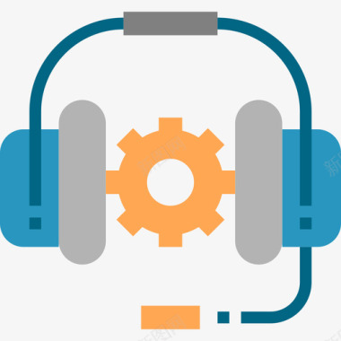 7车载服务耳机图标图标