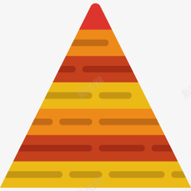 花边37金字塔商业和金融37扁平图标图标