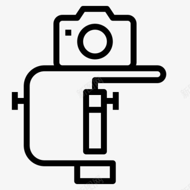 相机支架稳定器棍子图标图标