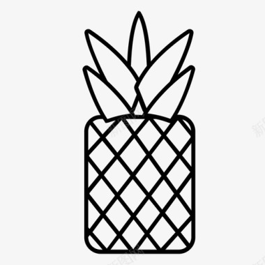 菠萝零食爆发图标图标