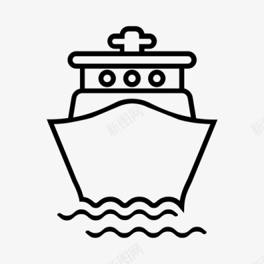 船船海运输图标图标