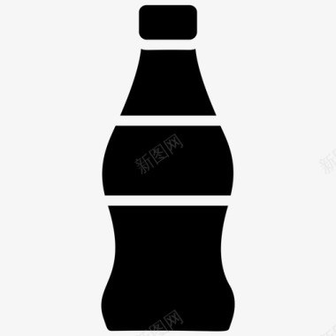 冰镇冷饮苏打水饮料瓶子图标图标