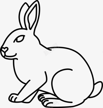 白兔仙境图标图标