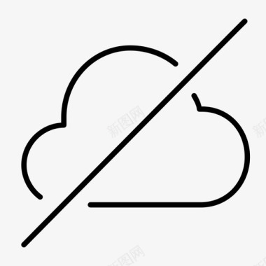 云计算云计算云数据云服务图标图标