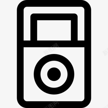 Mp3音乐和声音3线性图标图标