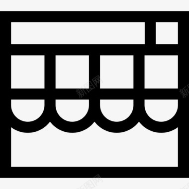 亚马逊网上商店网上商店营销SEO8线性图标图标