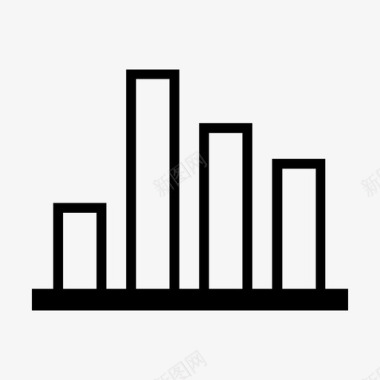 矢量报表图表业务数据图标图标