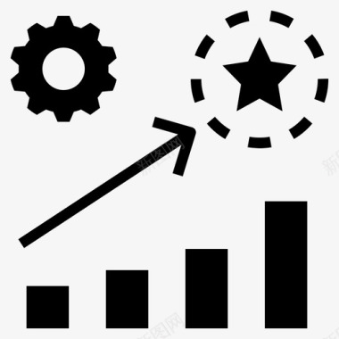 发展目标利润图标图标
