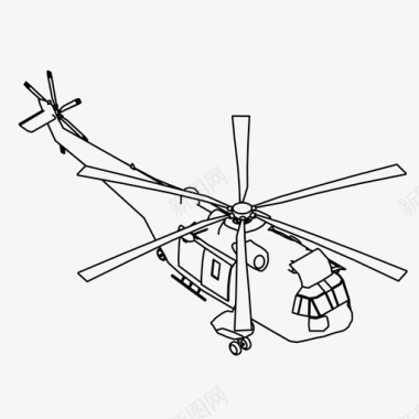 飞行堡垒直升机飞机飞行图标图标