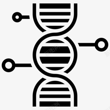 基因工程生物学染色体图标图标