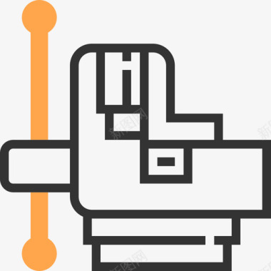 工业封面虎钳工业仪器黄影图标图标