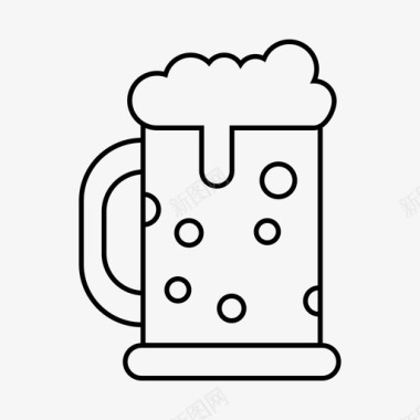 啤酒啤酒杯一杯啤酒图标图标