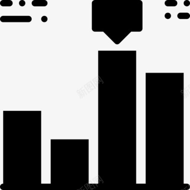 柱状柱状图营销16填充图标图标