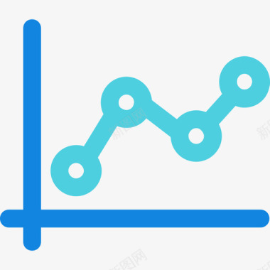 折线图PNG折线图杂项22线形蓝色图标图标