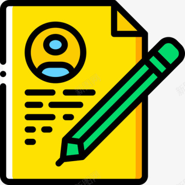 课程文件和文件夹12黄色图标图标