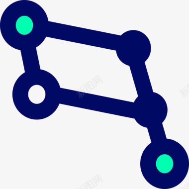 空间科技感天琴座空间63绿影图标图标