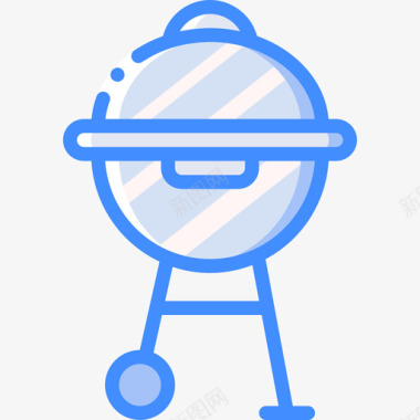 烧烤24春蓝色图标图标