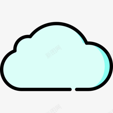 云要素5线条色图标图标