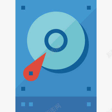 仿真硬盘图标硬盘驱动器网络27扁平图标图标