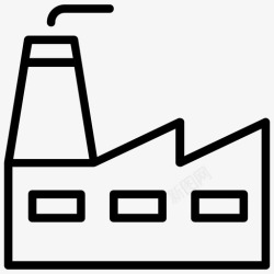 发电流程工厂企业行业图标高清图片