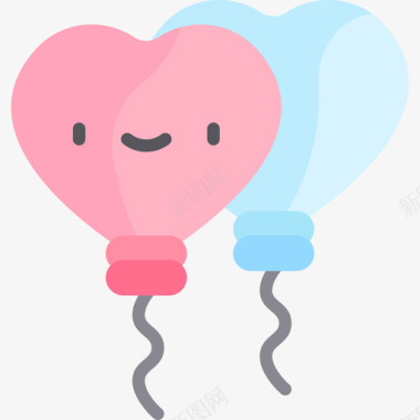 气球气球情人节41平装图标图标