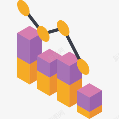 数据波动图分析数据和图表2平面图图标图标