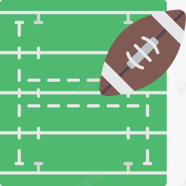 新鲜橄榄橄榄球场3号体育场平坦图标图标