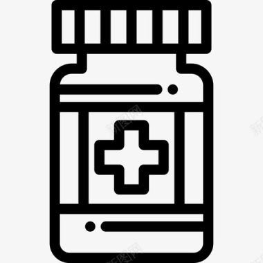 医学医疗器械8线性图标图标