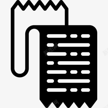 财务收据收据商务和财务39可靠图标图标